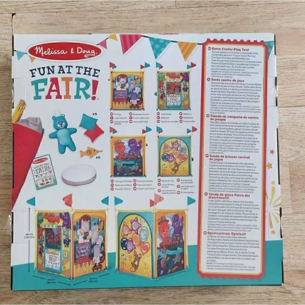 Melissa and Doug Fun at The Fair Game Center Big Play Tent